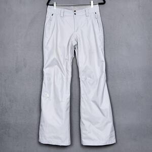 North Face HyVent Pants Womens Small Gray Waterproof Insulated Snow Ski Outdoor